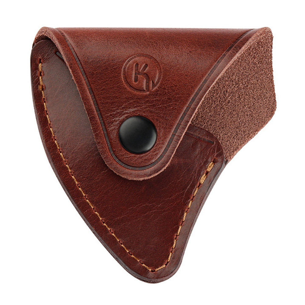 Uniqkart Hunting Ax Cover Leather Tactical Camping Ax Sheath Outdoor Protection Case Bag EDC Tools Ax Blade Holster