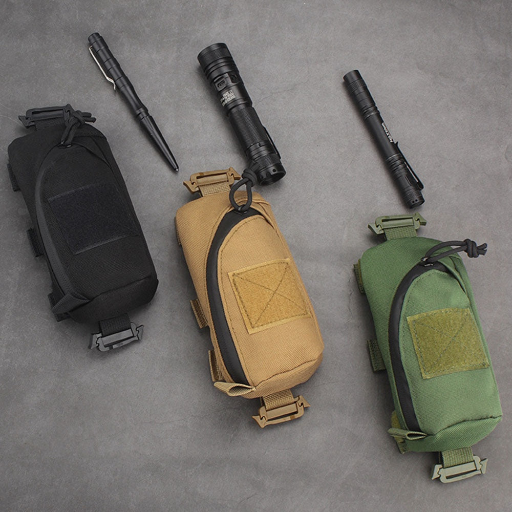Uniqkart H244 Shoulder Strap Tactical Pouch Military Tool Bag Outdoor Accessory Bag Phone Pack for Hunting Camping Hiking - Green
