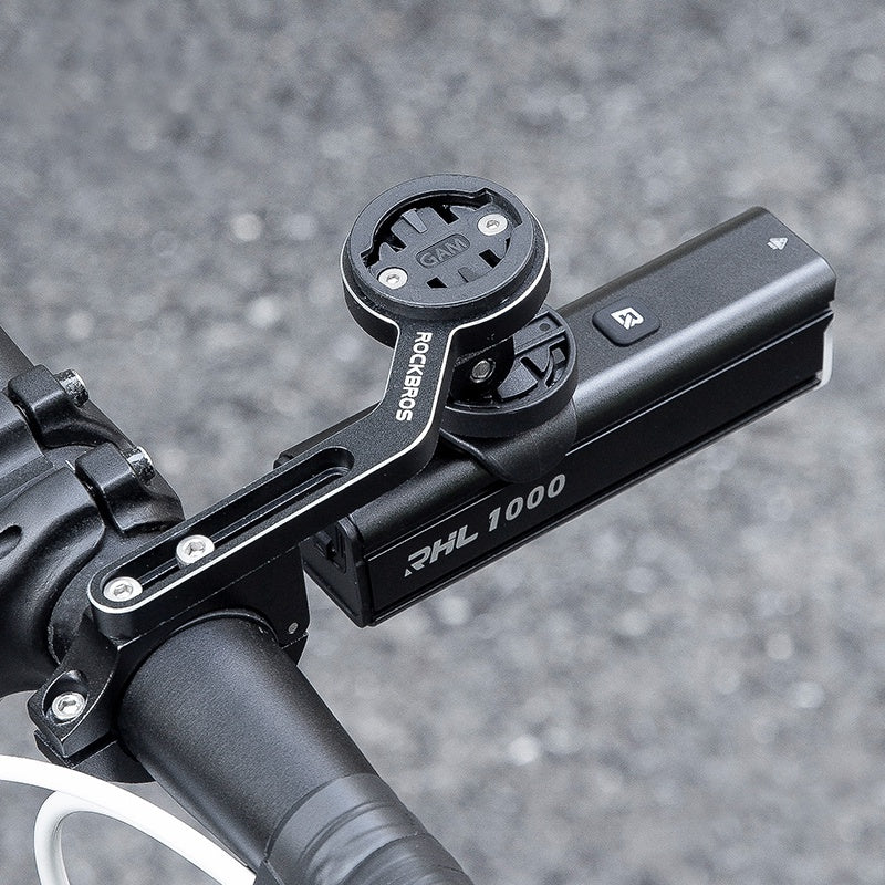 Rockbros RHL1000 Bright LED Bike Front Light Flashlight Rechargeable Bicycle Night Cycling Safety Lamp