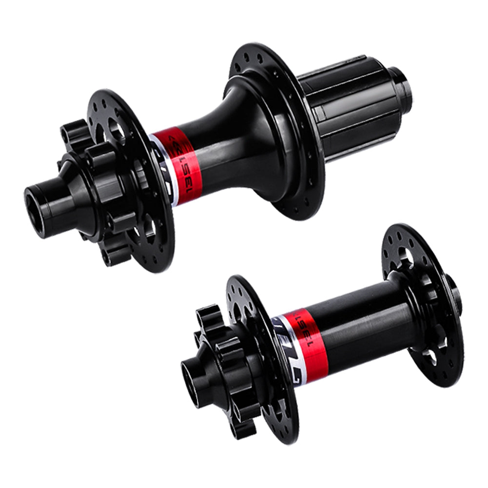 GUB 148-110 32-Hole Bicycle Bearing Hub Aluminum Alloy Ultra-Light Disc Brake Thru-Axle Front &amp; Rear Hub Set for Bike MTB