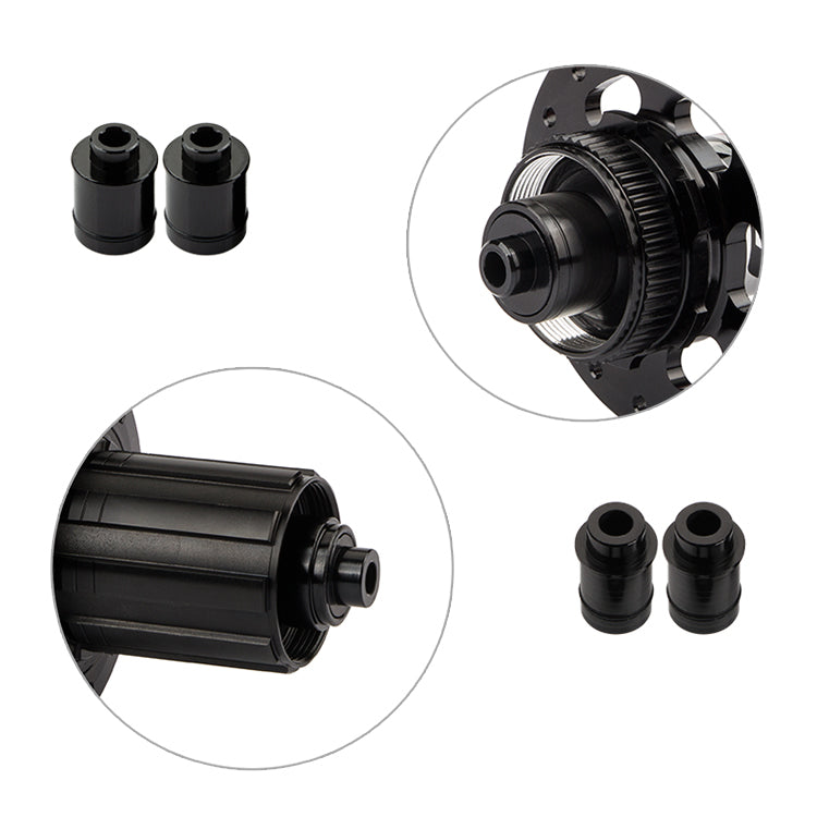 GUB 1351 MTB 32-Hole Axle Hub Set Aluminum Alloy Lightweight Disc Brake Thru-Axle Front &amp; Rear Hub for Bicycle Bike (Central Lock Version)