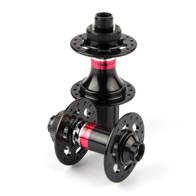 GUB 1351 MTB 32-Hole Axle Hub Set Aluminum Alloy Lightweight Disc Brake Thru-Axle Front &amp; Rear Hub for Bicycle Bike (Central Lock Version)