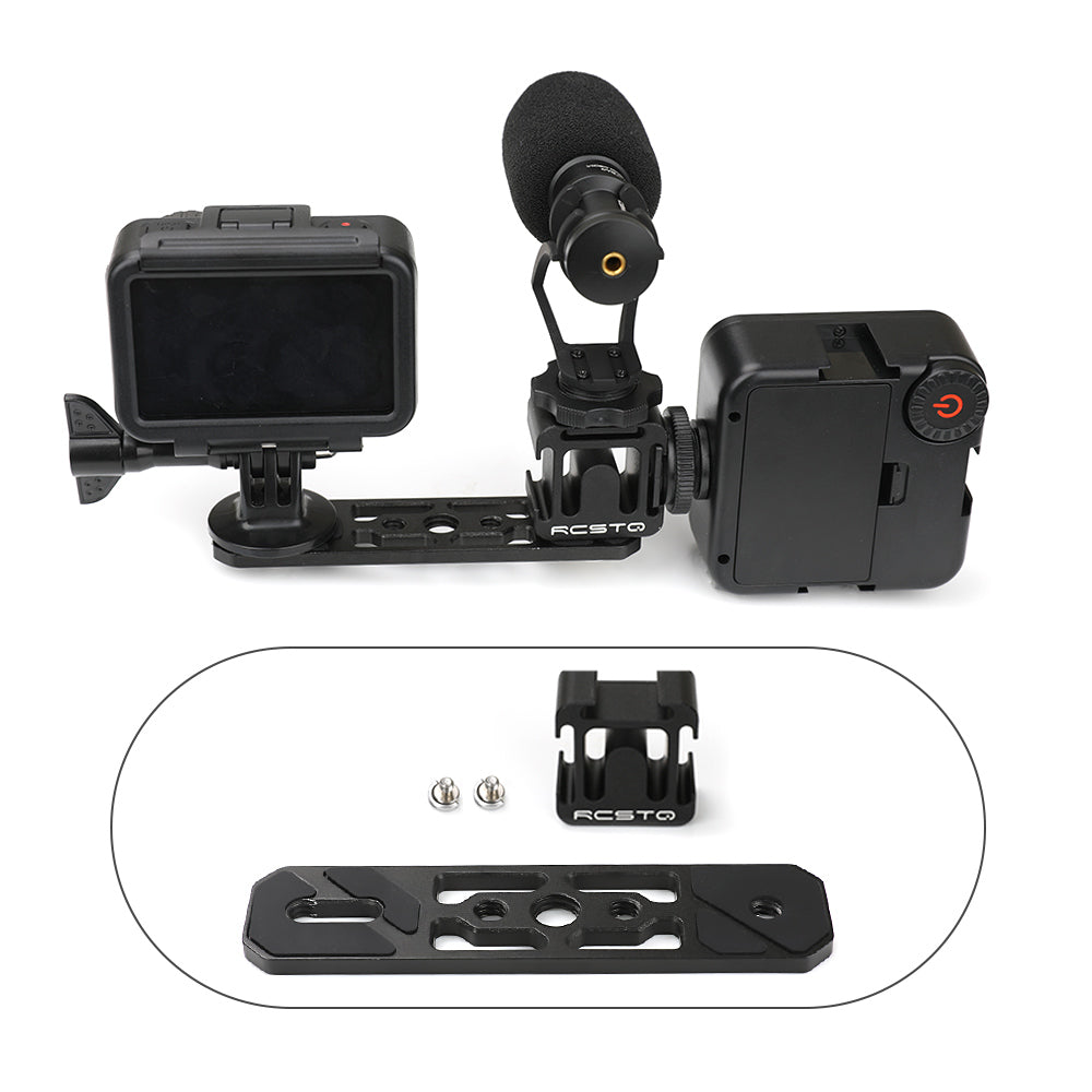 RCSTQ Cold Boots Extension Bracket for DJI Osmo Pocket / Action / GoPro 8 Camera