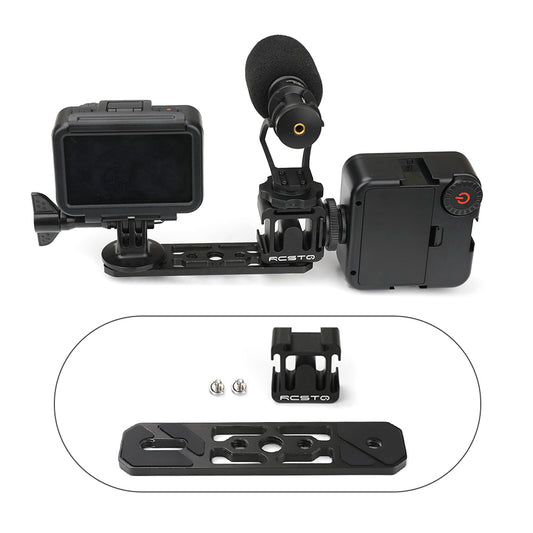 RCSTQ Cold Boots Extension Bracket for DJI Osmo Pocket / Action / GoPro 8 Camera