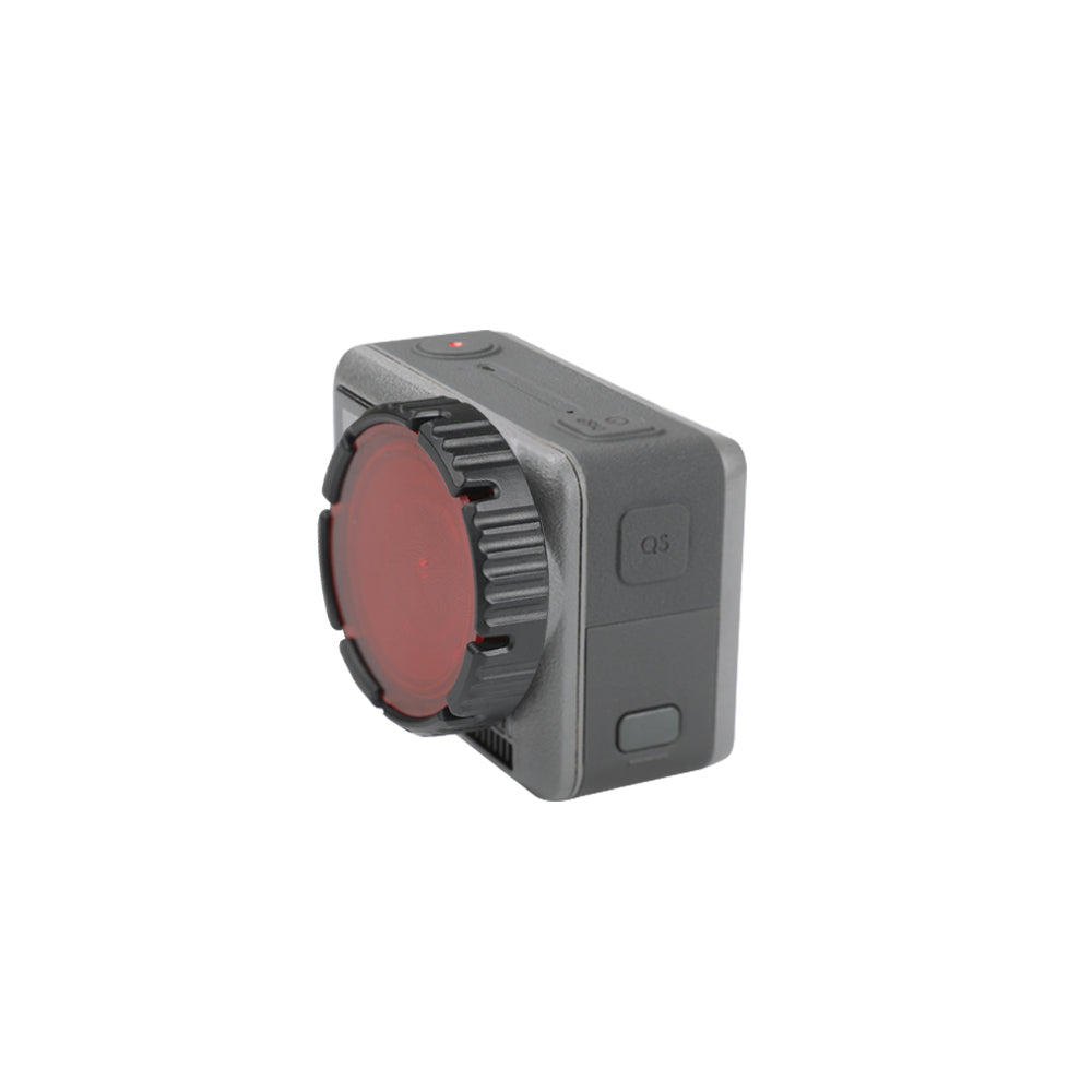 Uniqkart Red Diving Lens Filter for DJI OSMO Action Sports Camera