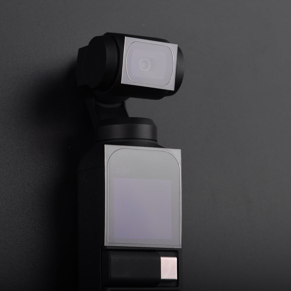 2Pcs Lens Protectors + 2Pcs Screen Protectors for DJI OSMO Pocket PTZ Camera