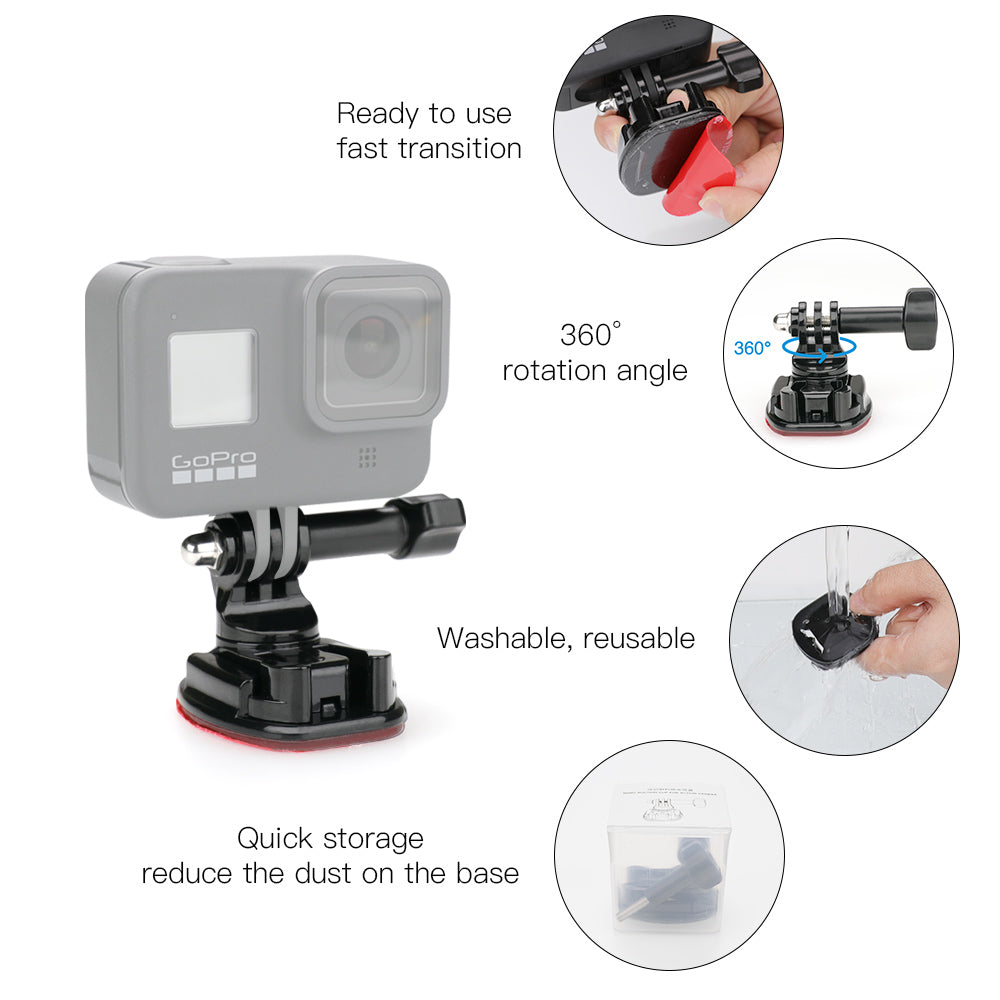 RCSTQ Quick Release Mount for GoPro 8 / DJI OSMO Action Pocket