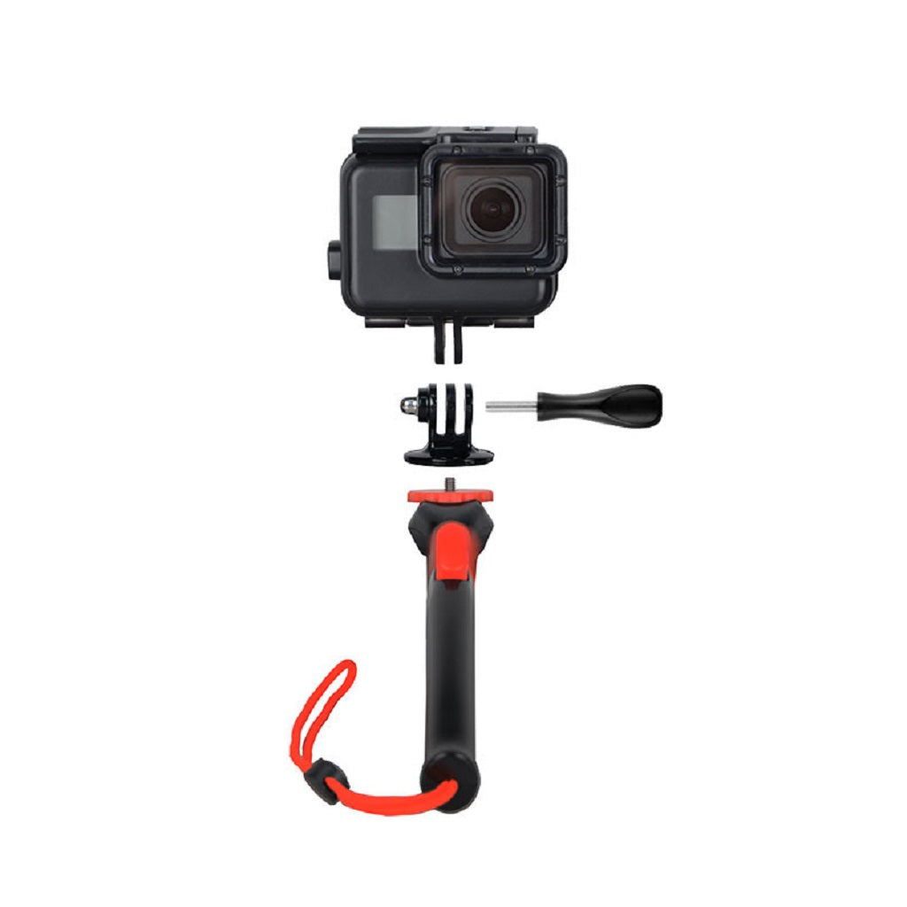 360 Degrees One Click Flip Selfie Stick Hand Holder for GoPro Hero Xiaomi YI Action Camera