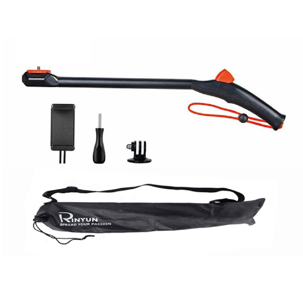 360 Degrees One Click Flip Selfie Stick Hand Holder for GoPro Hero Xiaomi YI Action Camera