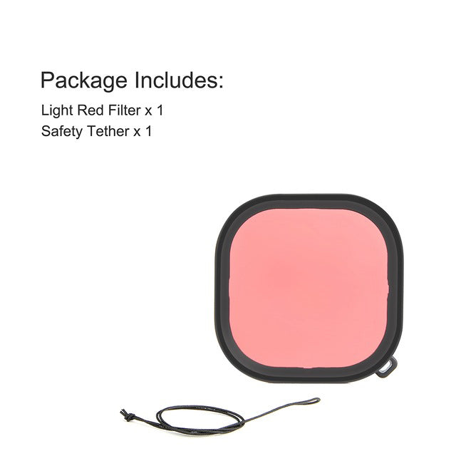 Dive Filter Diving Lens for GoPro Hero 8 Waterproof Housing - Pink