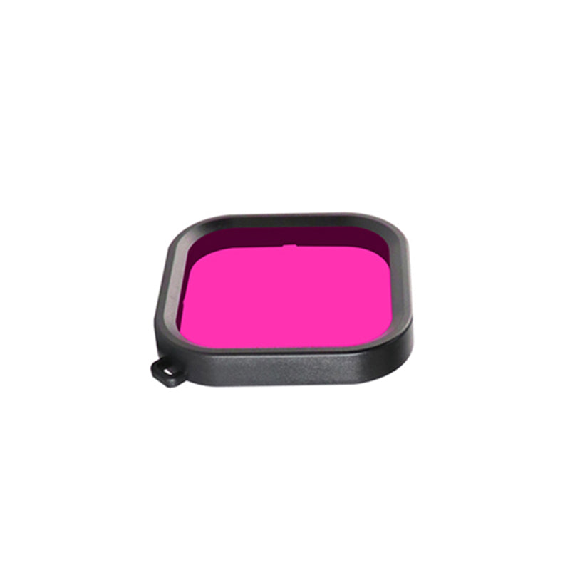 Diving Lens Filter Accessory for GoPro Hero 8 Waterproof Housing - Purple