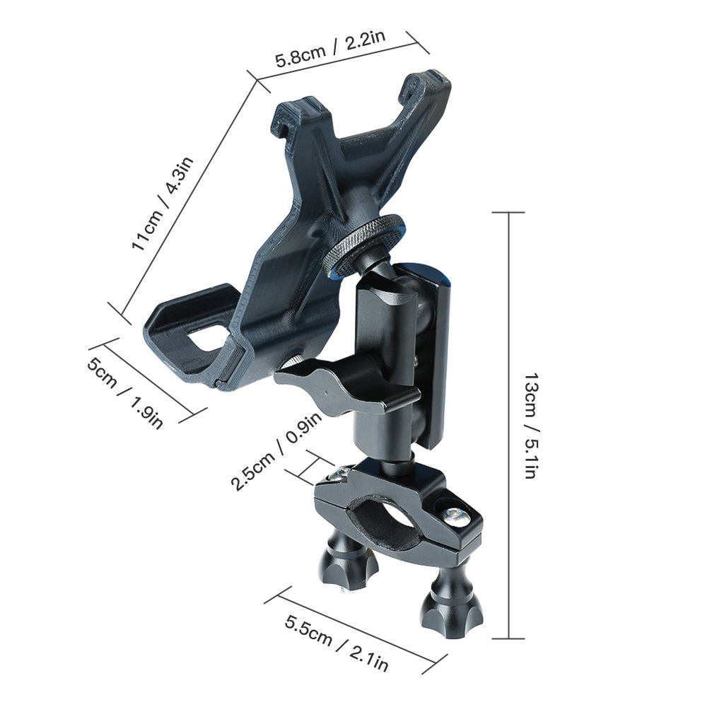 RCSTQ Remote Control Bicycle Holder Phone Fixed Mount Bracket for DJI Mavic Air 2 Drone