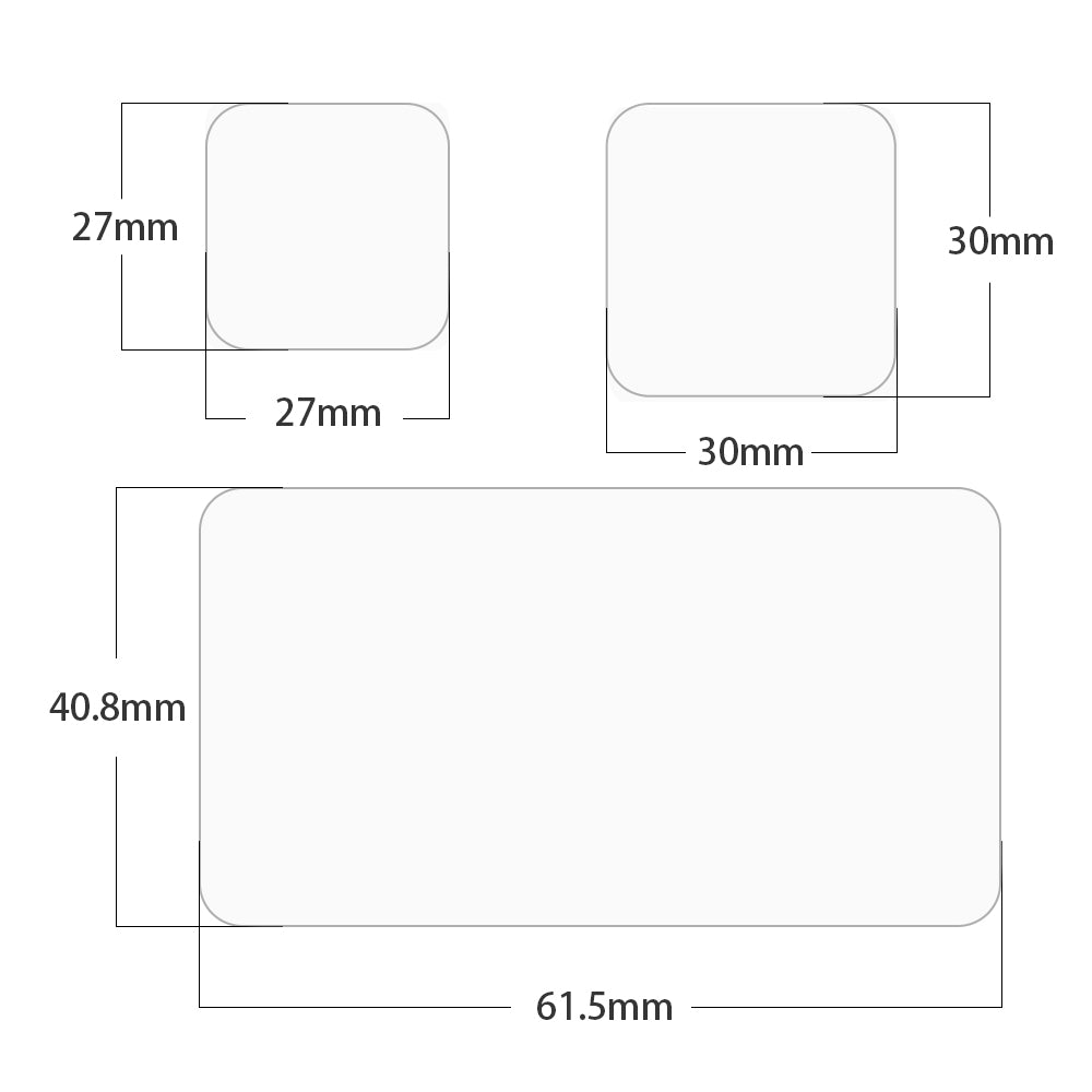 AT1092 6Pcs/Set High-definition PET Screen Protectors Lens Film for GoPro Hero9