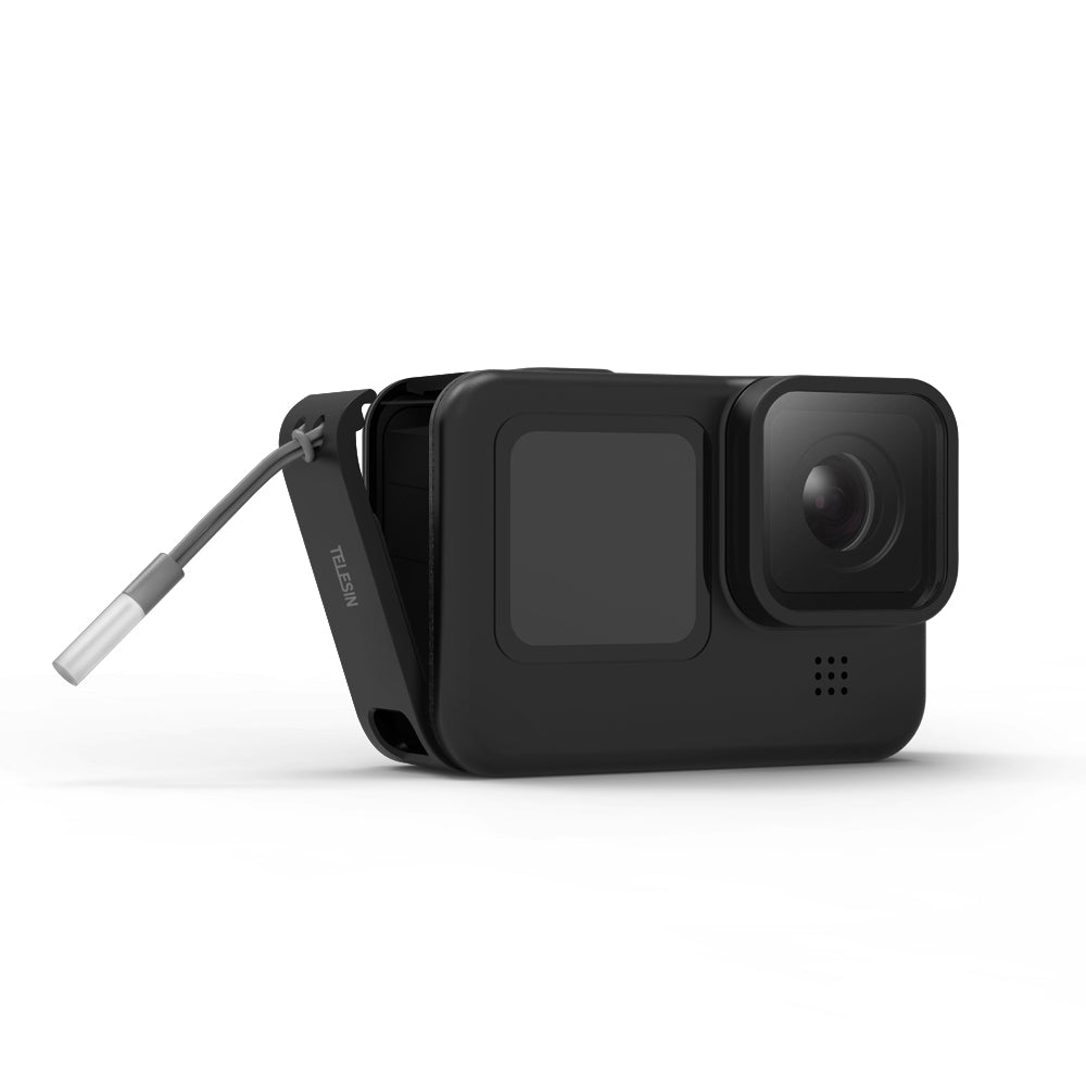 Uniqkart AT1093 Rechargeable Side Cover for GoPro Hero 9 / 10 / 11 Black