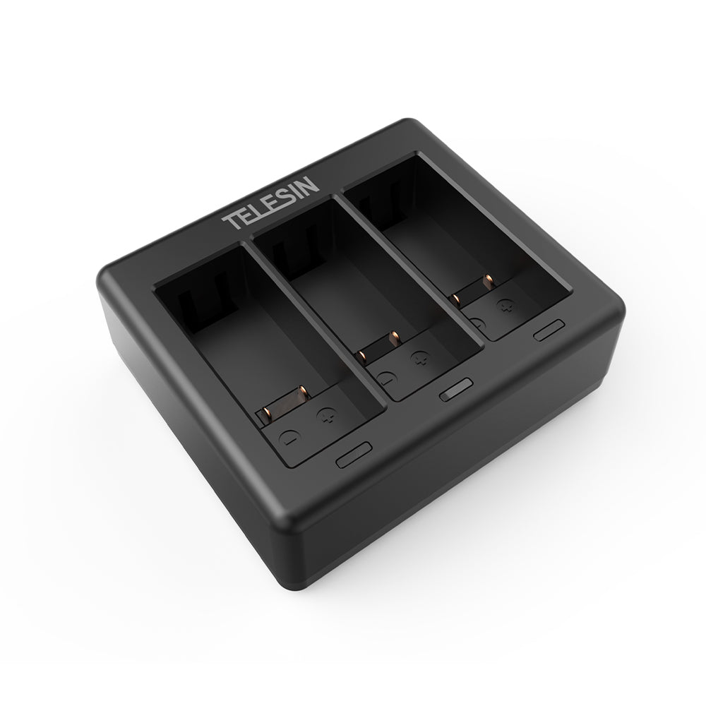 Uniqkart AT1103 Triple Channel Battery Charger for GoPro HERO 9 Black Battery Charger