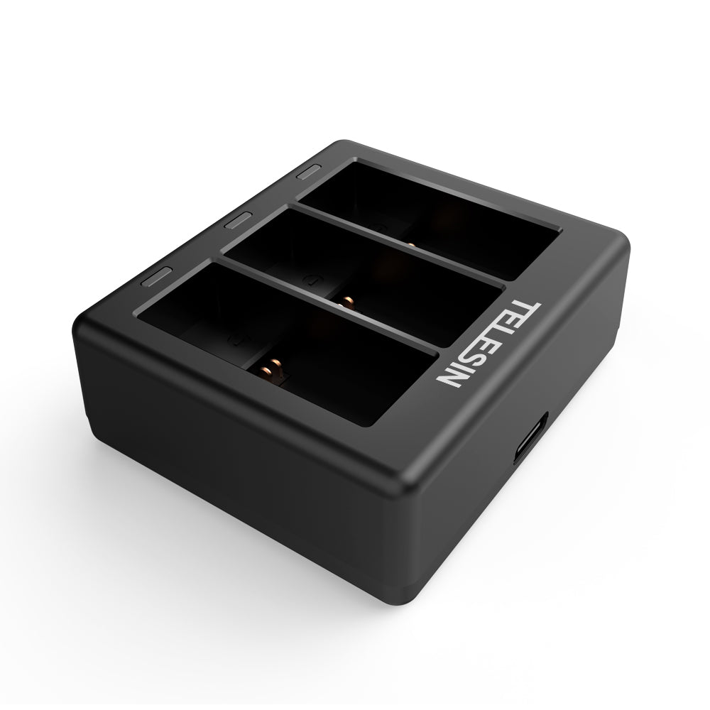 Uniqkart AT1103 Triple Channel Battery Charger for GoPro HERO 9 Black Battery Charger