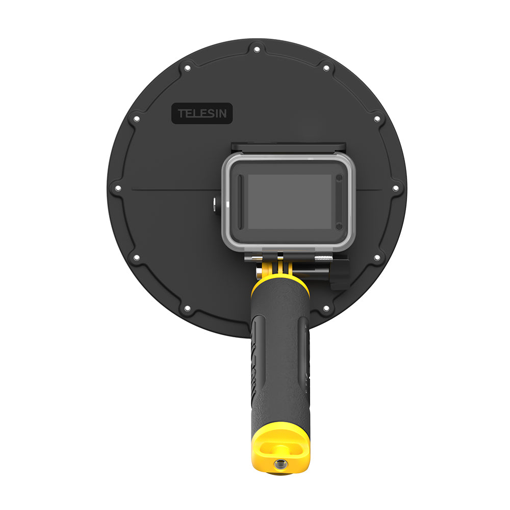 TELESIN Dome Port with Floating Handle Trigger for GoPro Hero