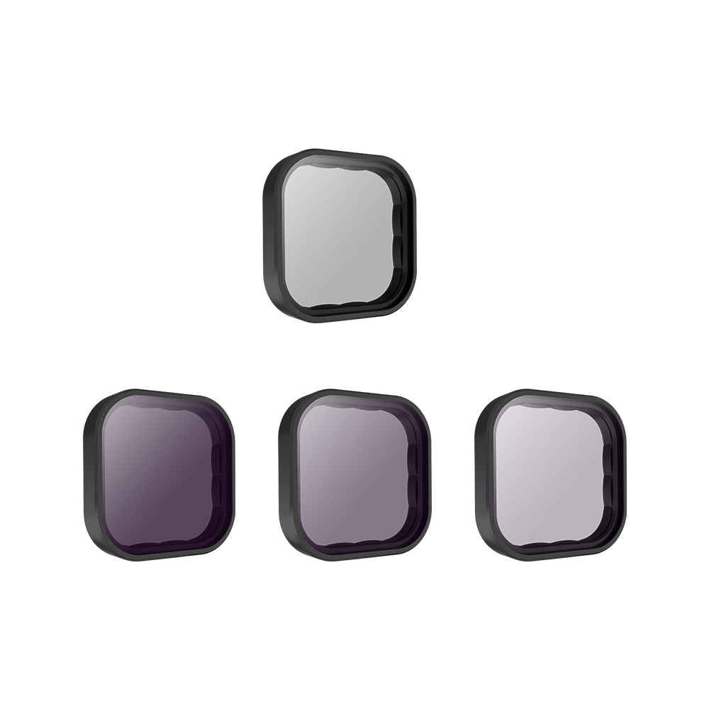 4-in-1 CPL+ND8+ND16+ND32 Filter for Telesin GoPro Hero 9 / 10 / 11 Black Camera Accessories (GP-FLT-903)