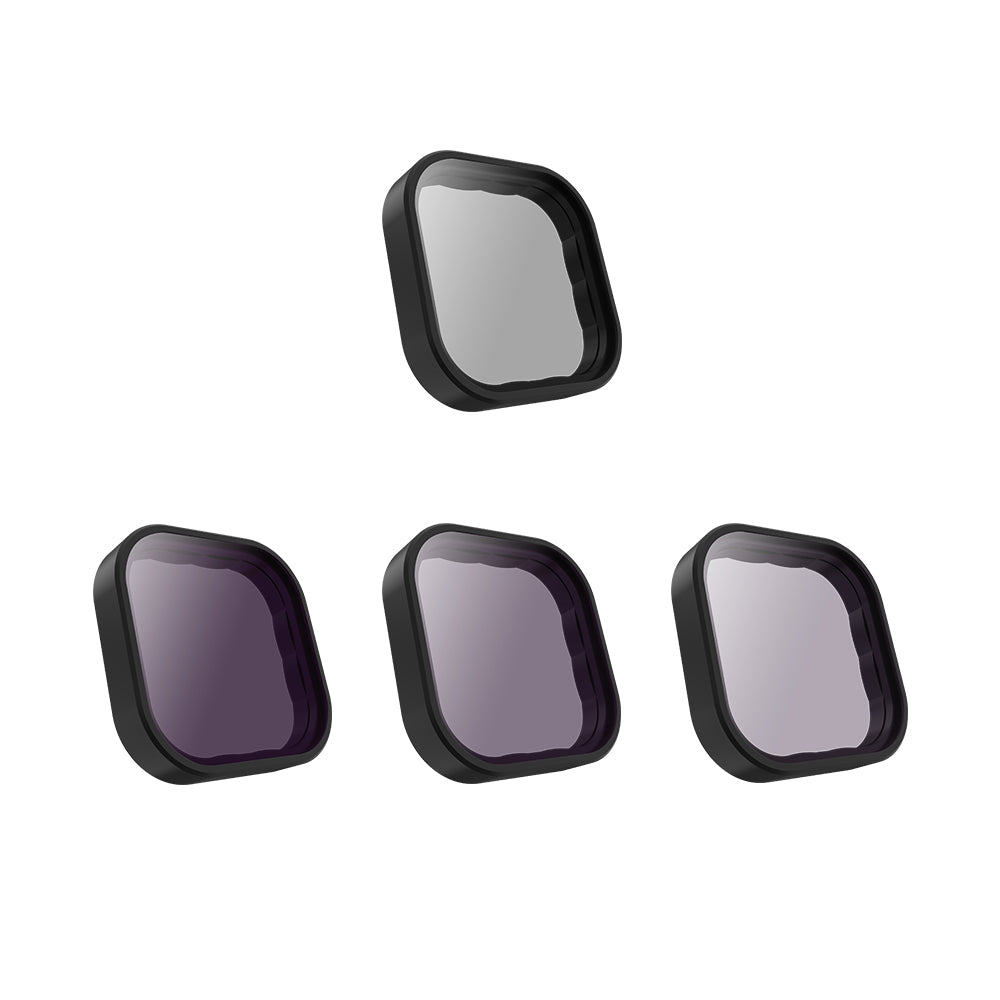 4-in-1 CPL+ND8+ND16+ND32 Filter for Telesin GoPro Hero 9 / 10 / 11 Black Camera Accessories (GP-FLT-903)