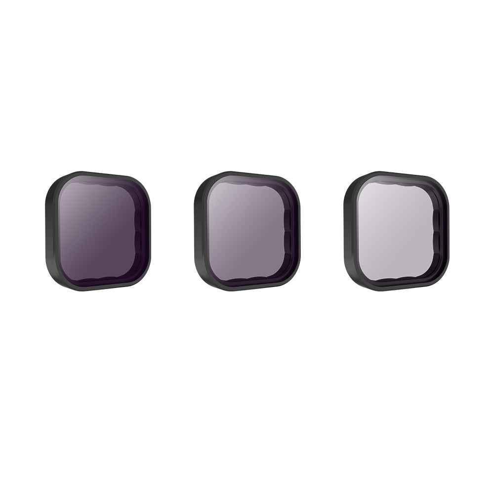 3-in-1 ND8+ND16+ND32 Filter for Telesin GoPro Hero 9 / 10 / 11 Black Camera Accessories