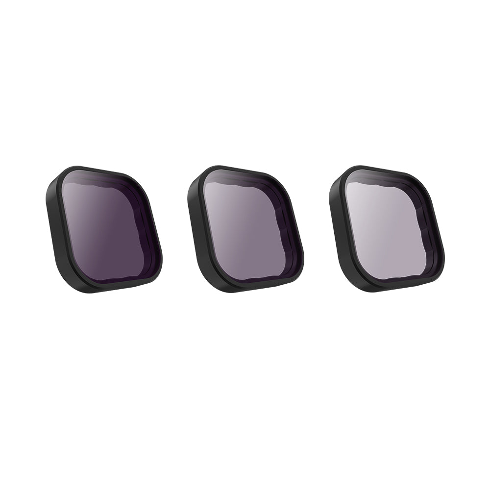 3-in-1 ND8+ND16+ND32 Filter for Telesin GoPro Hero 9 / 10 / 11 Black Camera Accessories