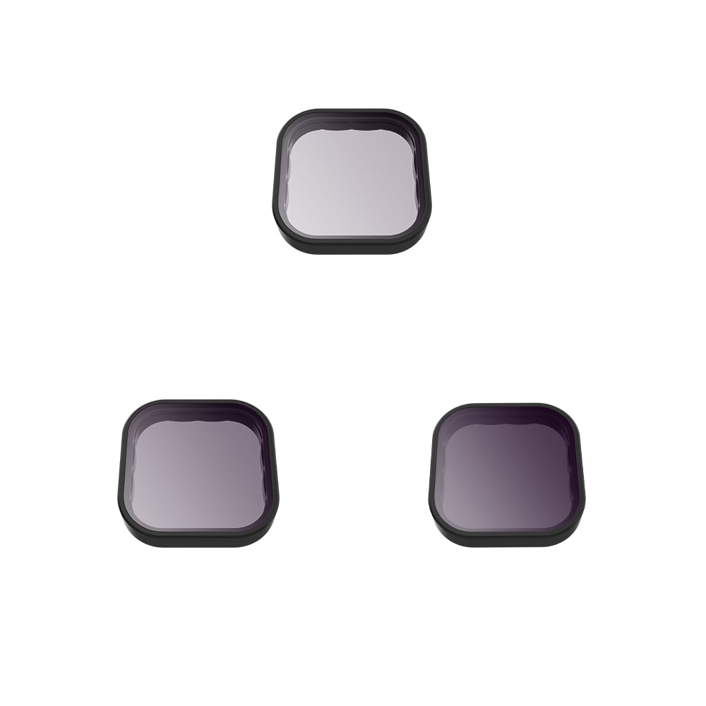 3-in-1 ND8+ND16+ND32 Filter for Telesin GoPro Hero 9 / 10 / 11 Black Camera Accessories