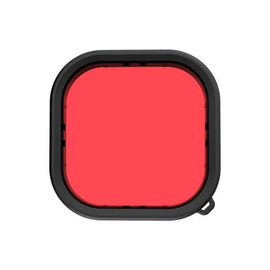 Action Camera Lens Color Filter Diving Filter Telesin Hero9 Housing Waterproof Case - Red