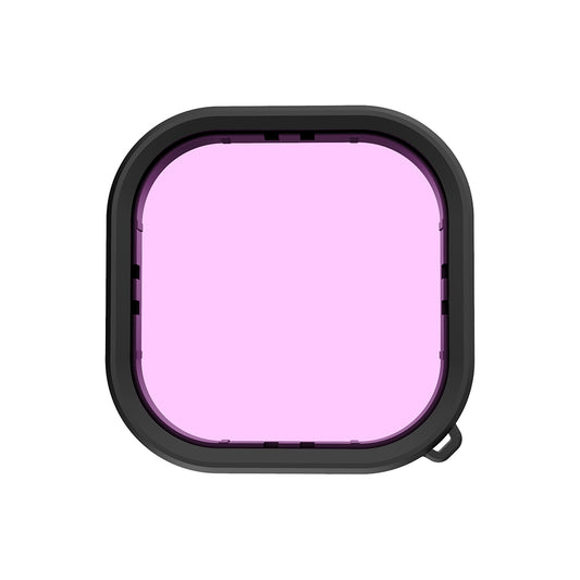 Action Camera Lens Color Filter Diving Filter Telesin Hero9 Housing Waterproof Case - Purple
