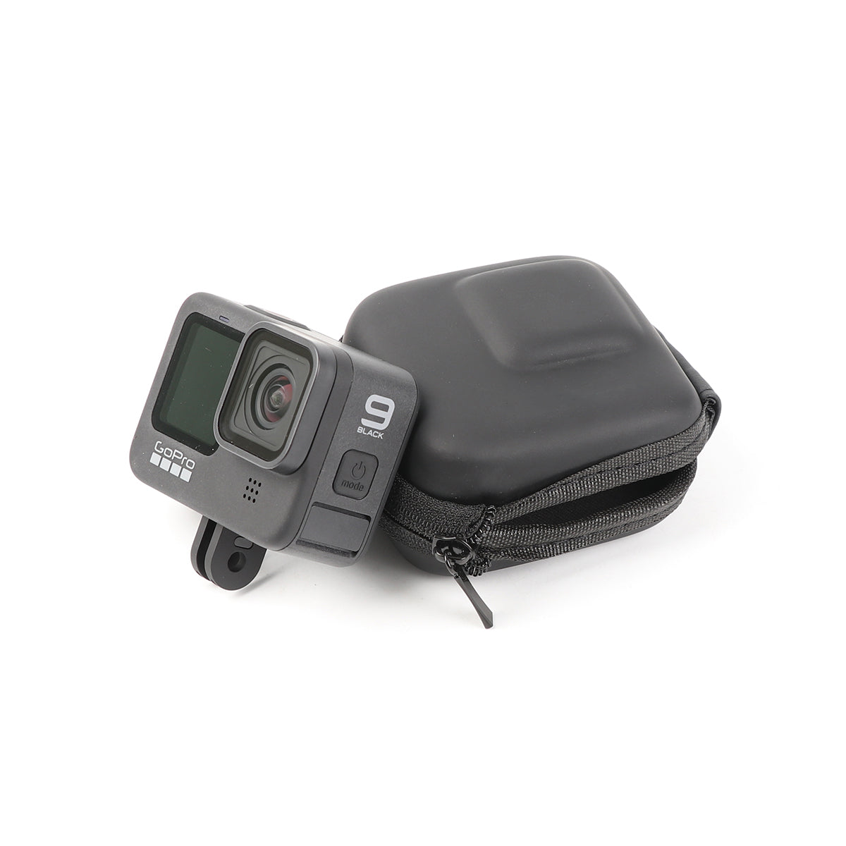 Half-open Zipper Storage Box Mini EVA Action Camera Container for Telesin GoPro Hero9 Black Camera Accessories