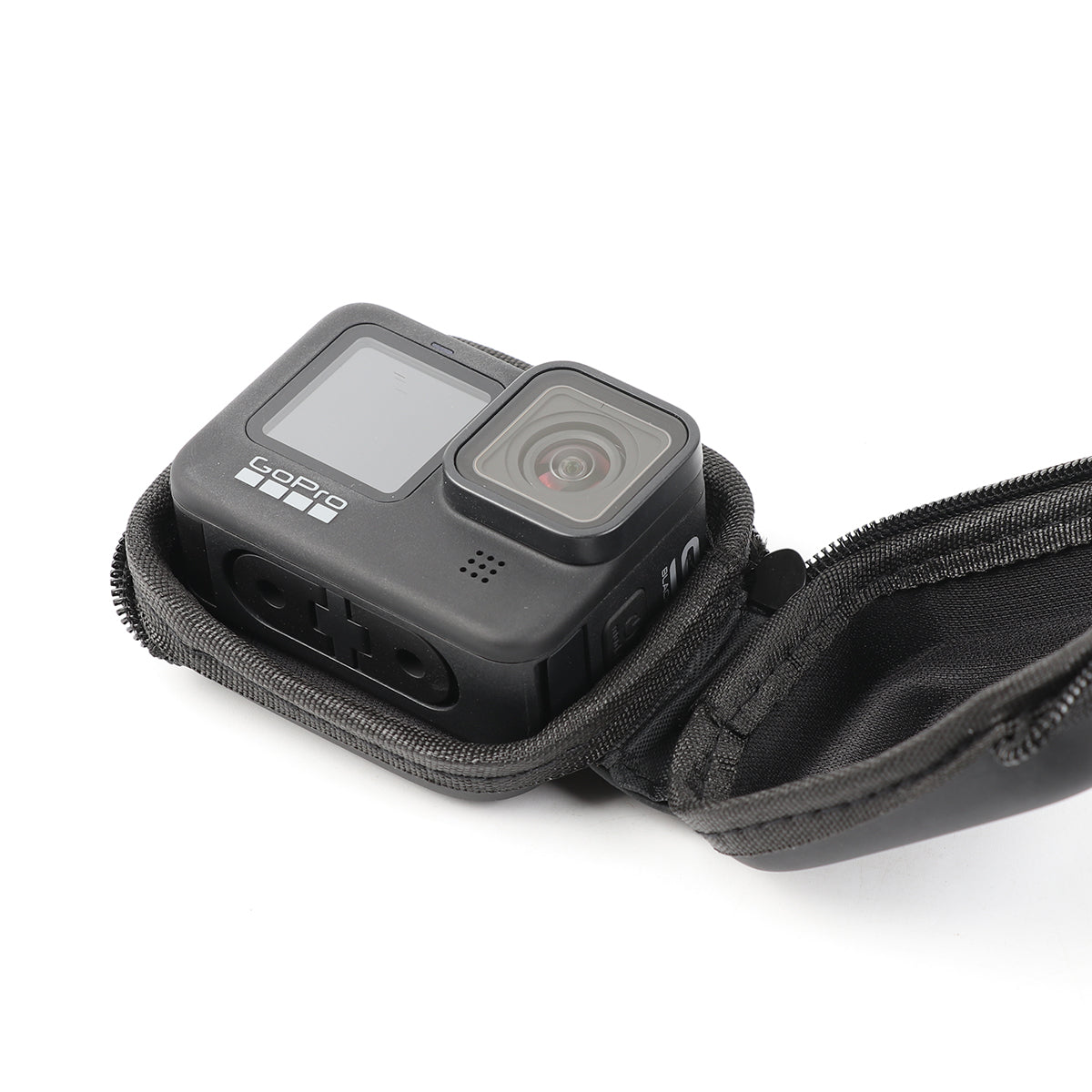 Half-open Zipper Storage Box Mini EVA Action Camera Container for Telesin GoPro Hero9 Black Camera Accessories