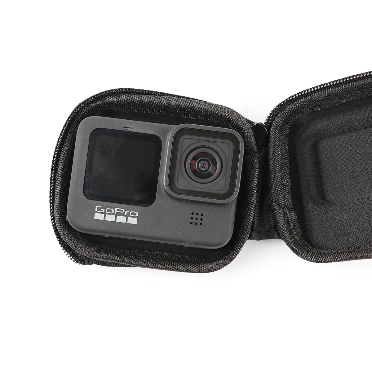 Half-open Zipper Storage Box Mini EVA Action Camera Container for Telesin GoPro Hero9 Black Camera Accessories