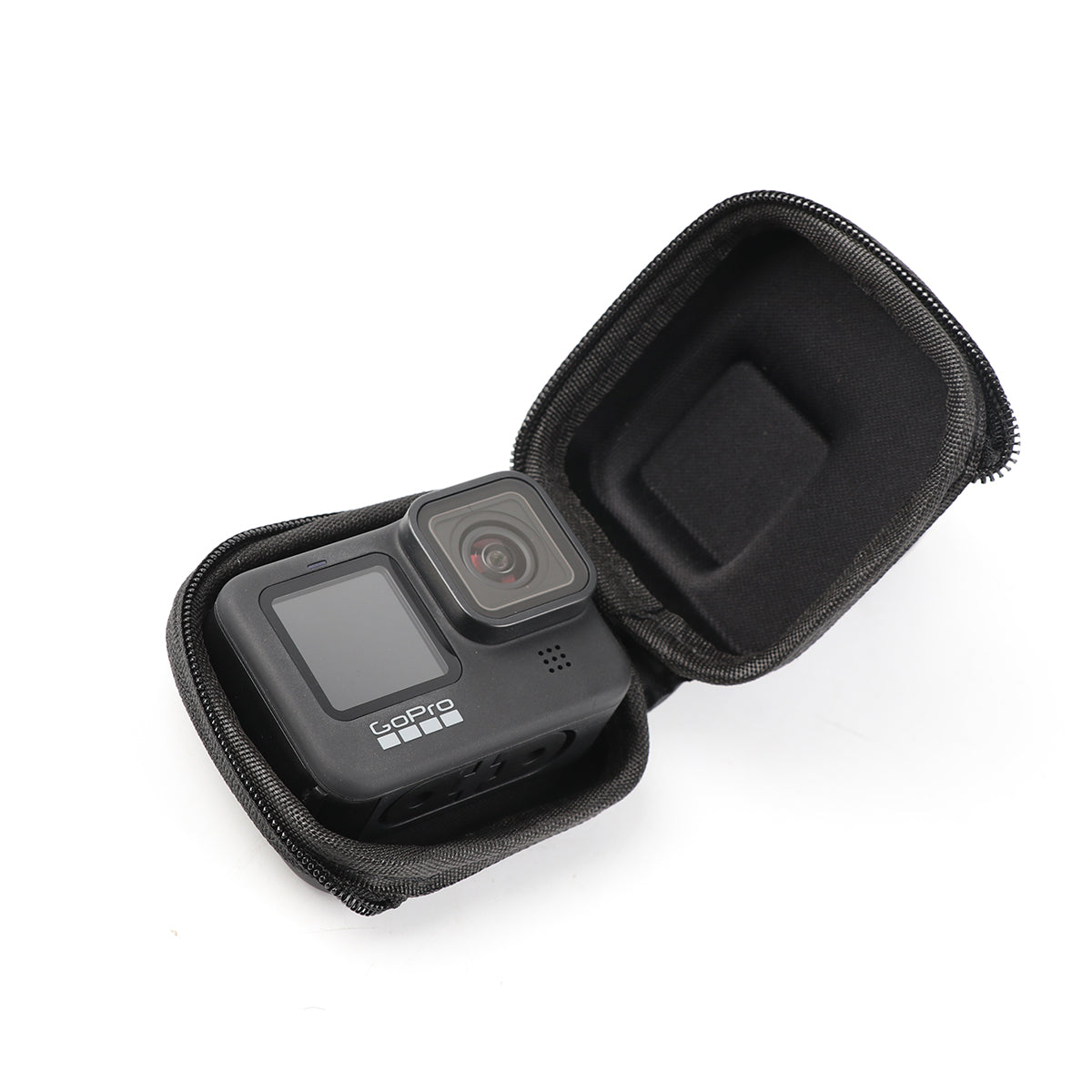 Half-open Zipper Storage Box Mini EVA Action Camera Container for Telesin GoPro Hero9 Black Camera Accessories