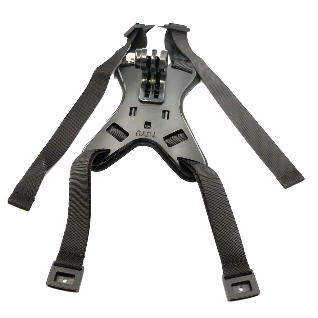 Motorcycle Helmet Chin Stand Mount Holder for GoPro HERO9 Black AT1108 - Black