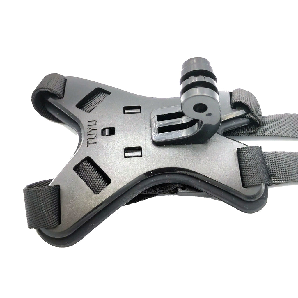 Motorcycle Helmet Chin Stand Mount Holder for GoPro HERO9 Black AT1108 - Black