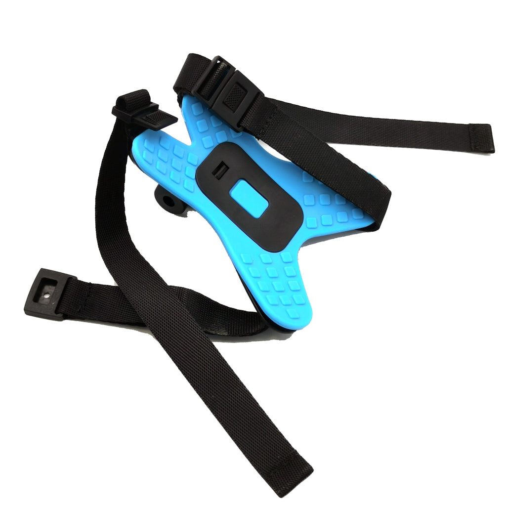 Motorcycle Helmet Chin Stand Mount Holder for GoPro HERO9 Black AT1108 - Blue