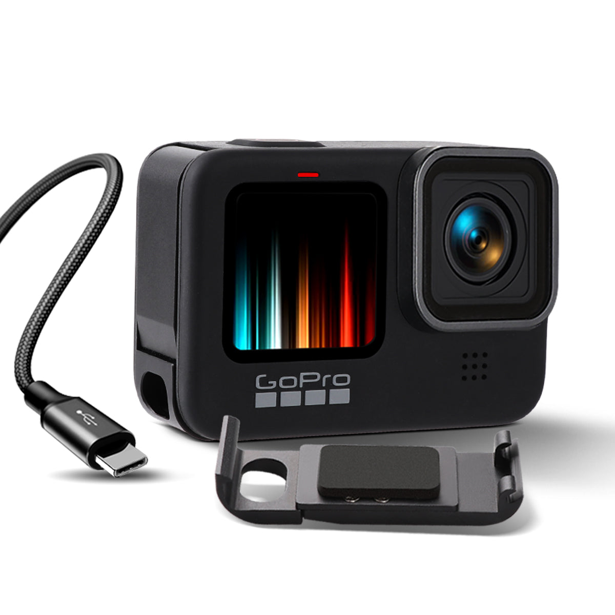 Side Door Battery Cover Replacement for GoPro Hero 9 Black