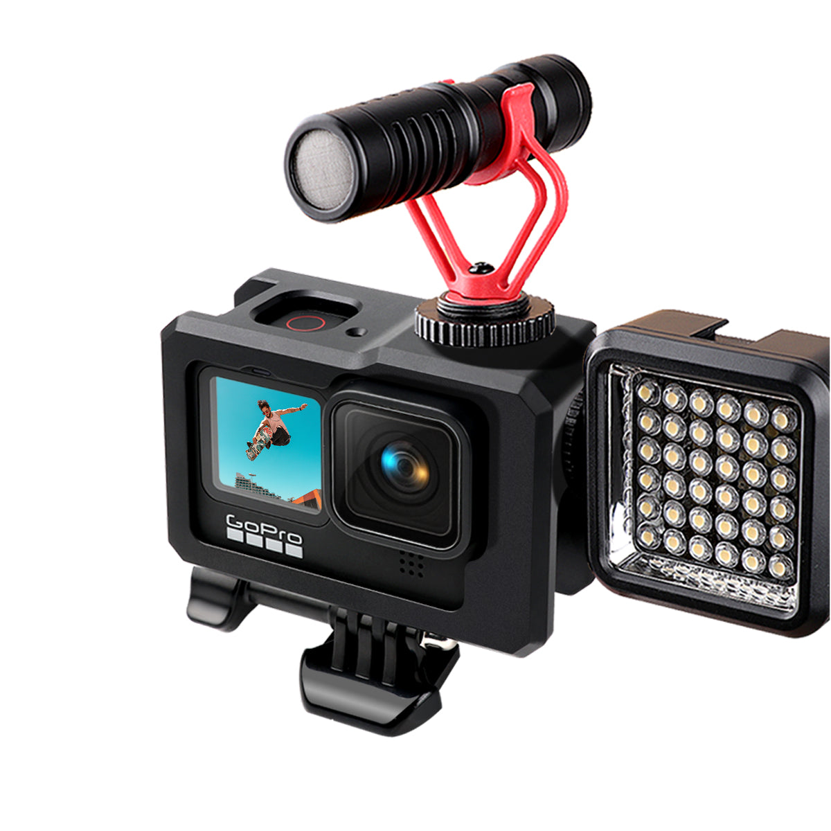 Aluminum Alloy Housing Frame Case for GoPro Hero 9 Black