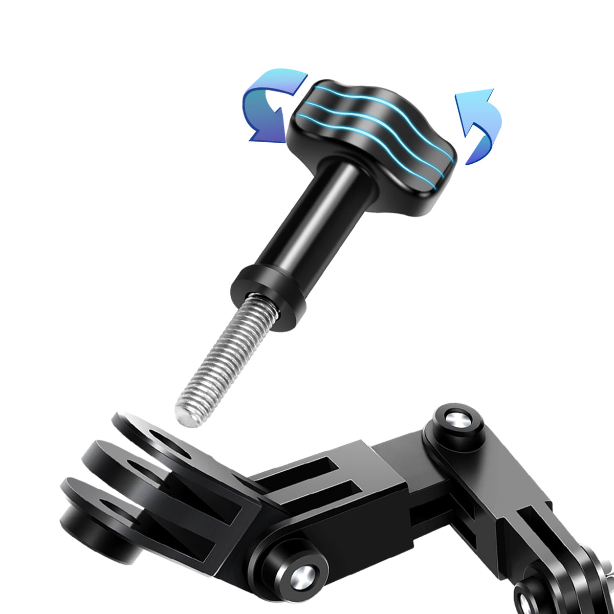AT1133 360&#176; Rotation Action Camera Helmet Mount for GoPro Hero 9 8 7 6 5 Xiaomi Yi SJCAM SJ4000 SJ5000