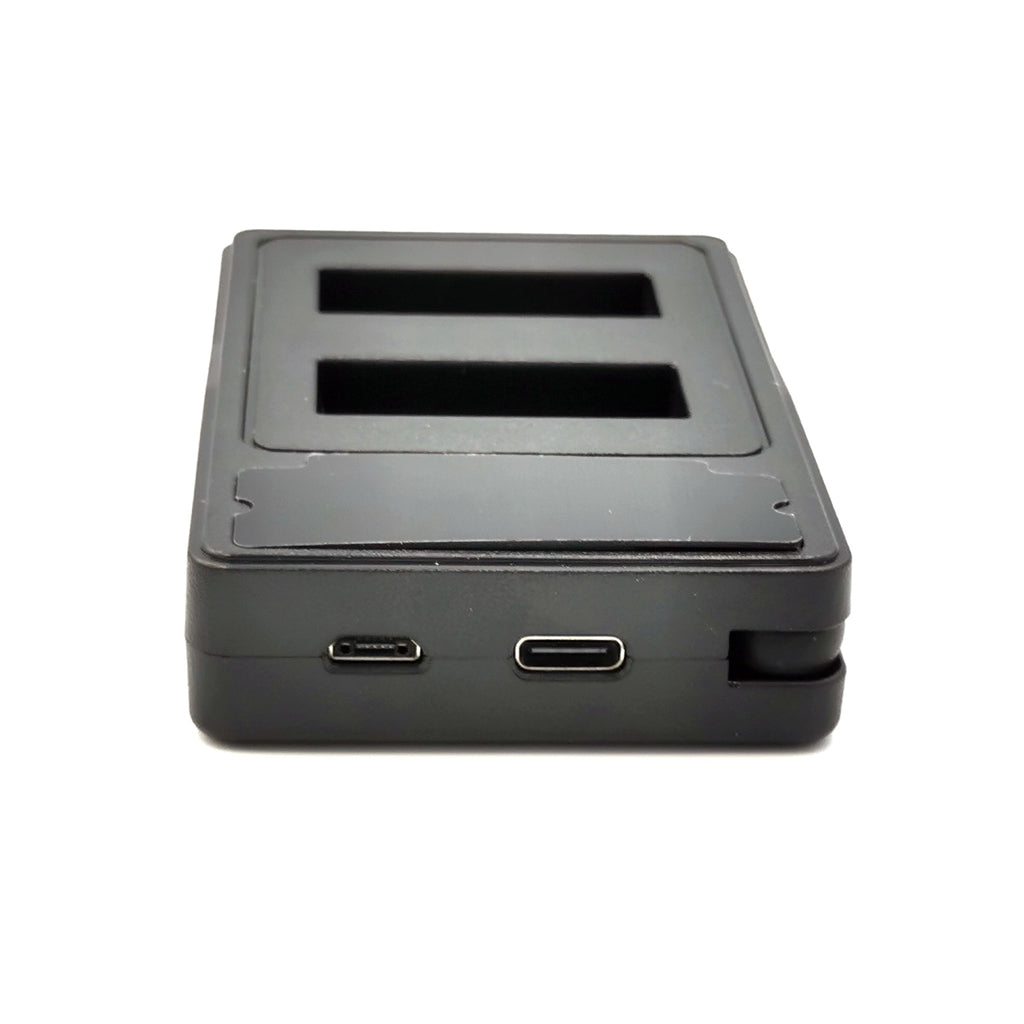 USB Double Channel Battery Charger with LCD Display for GoPro Hero 9 Black