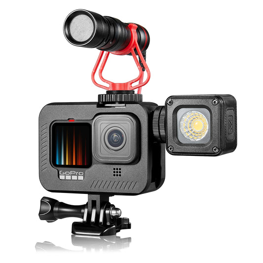 Aluminum Alloy Frame Housing Case for GoPro Hero 9 Black Action Camera