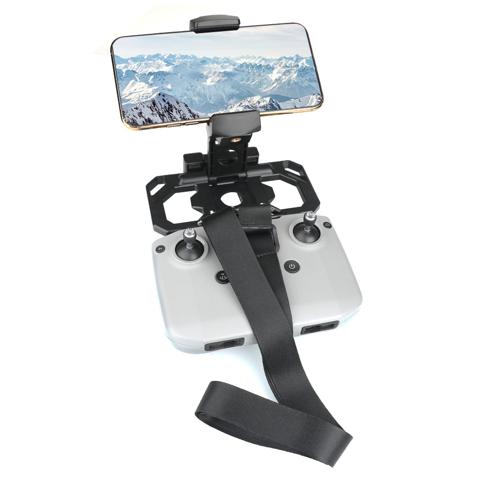 RCGEEK Foldable Plastic Tablet Phone Holder Bracket with Lanyard for DJI Mavic Mini/2 Pro/ Air 2 / Xiaomi Fimi X8 SE/Fimi EVO Drone Remote Controller