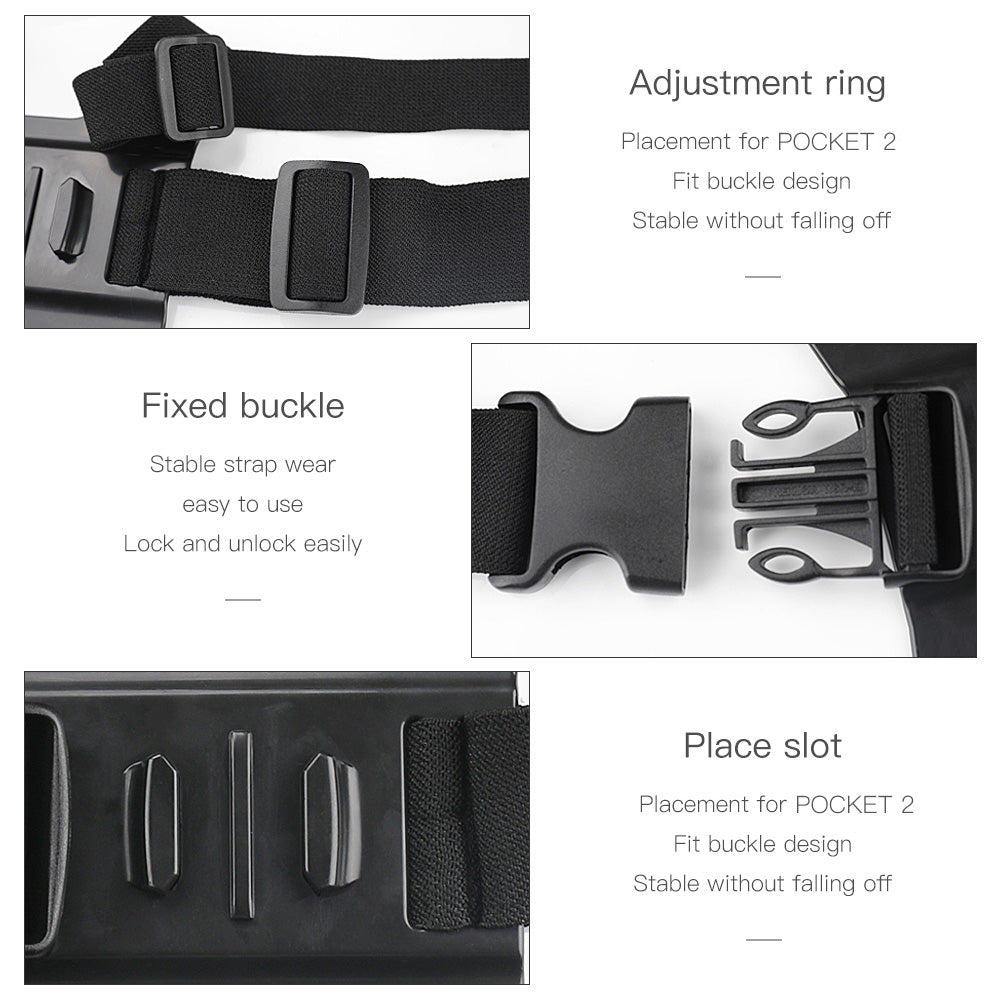Uniqkart Chest Strap for DJI Osmo Pocket 1 2