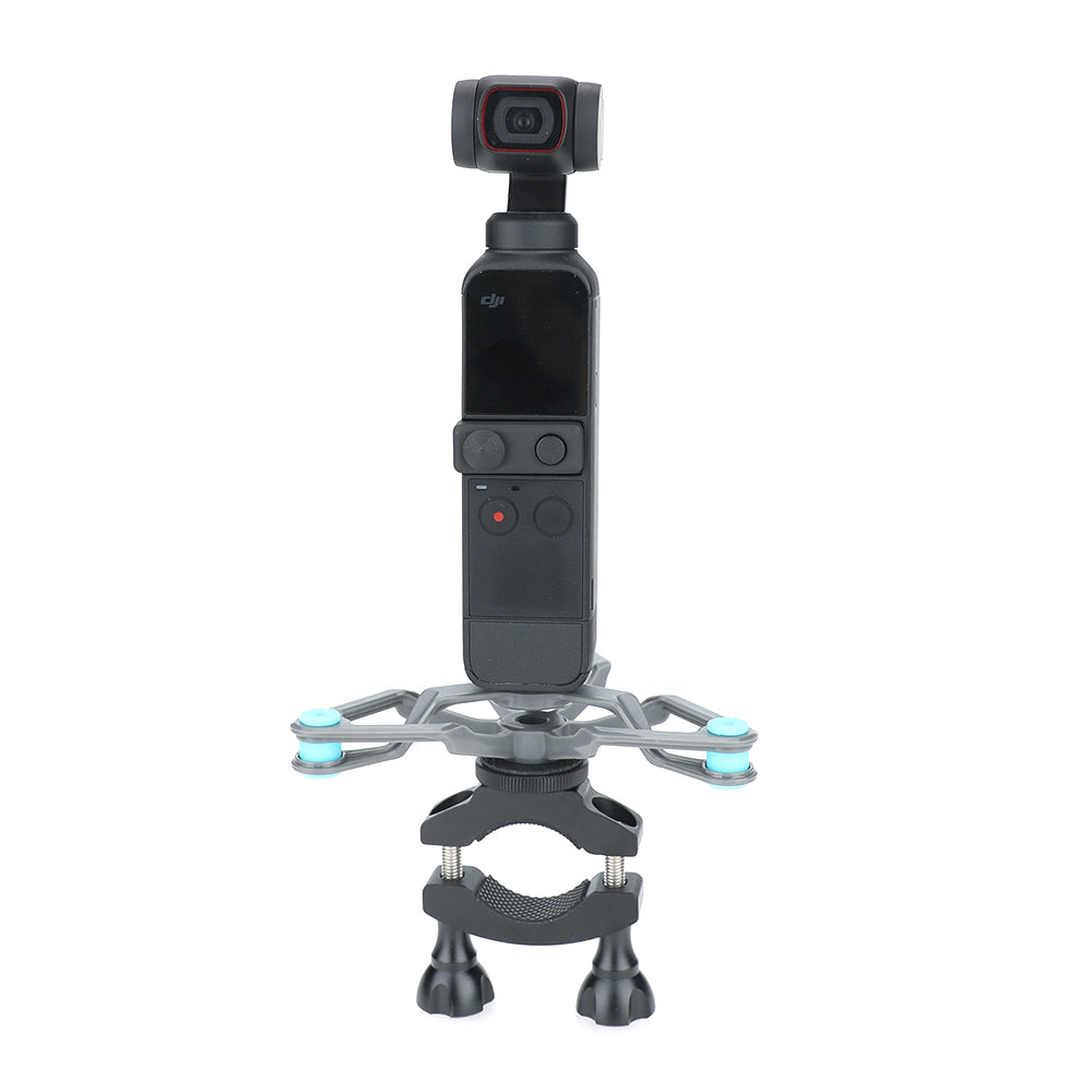 Uniqkart Shock Absorption Bicycle Mount Bracket for DJI Osmo Pocket 2 1