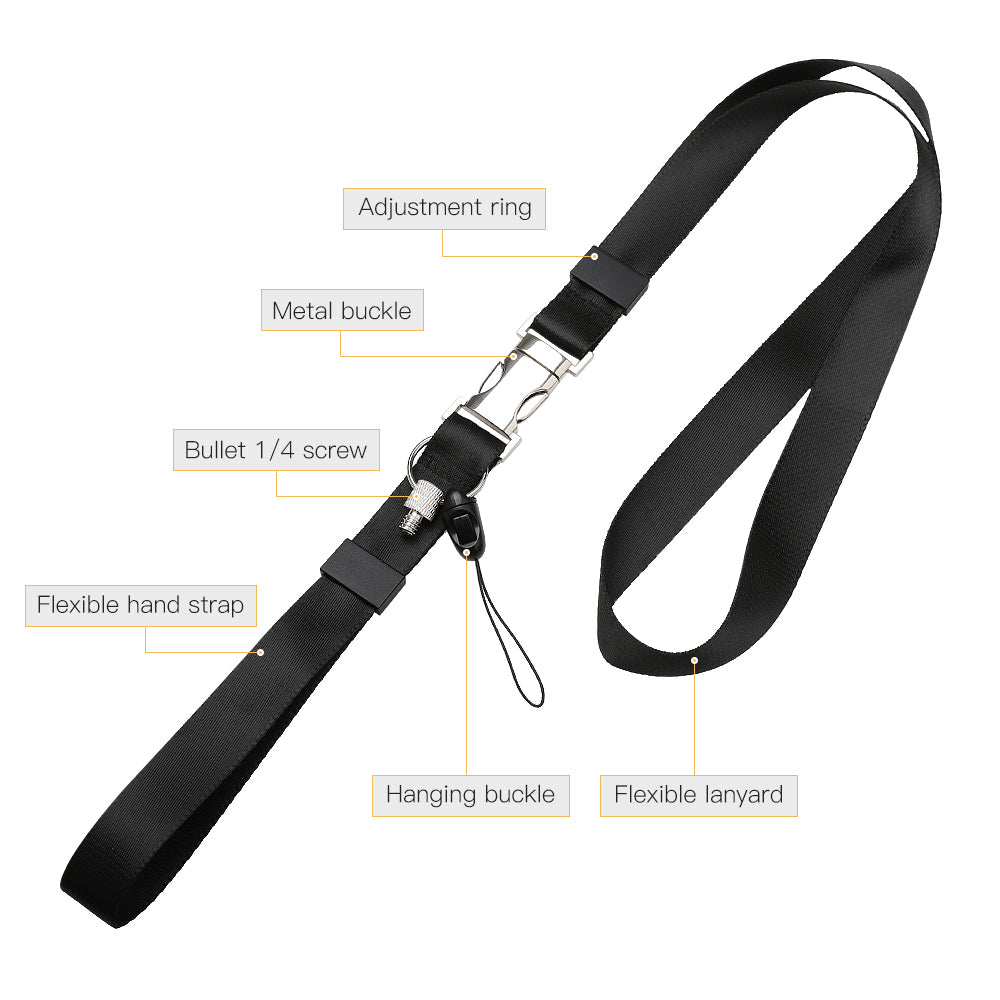 Uniqkart for DJI Pocket 2 Pocket Camera Gimbal Camera Portable Lanyard Wrist Neck Handheld Multifunctional Strap