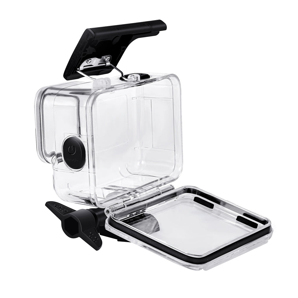 AT1173 40M Underwater Diving Protection Waterproof Case Soft Rubber Botton Camera Cover for GoPro Hero9 Black