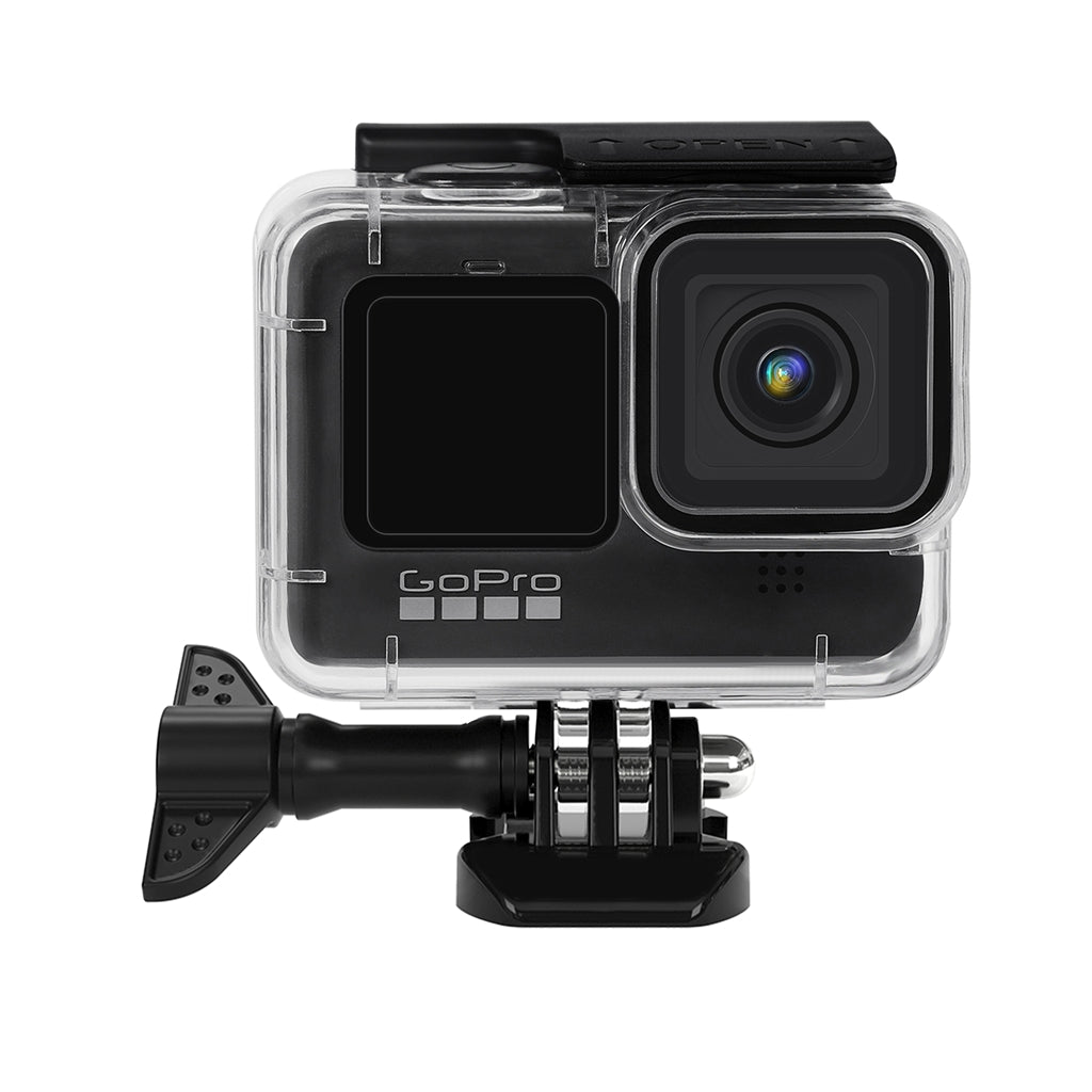 AT1173 40M Underwater Diving Protection Waterproof Case Soft Rubber Botton Camera Cover for GoPro Hero9 Black