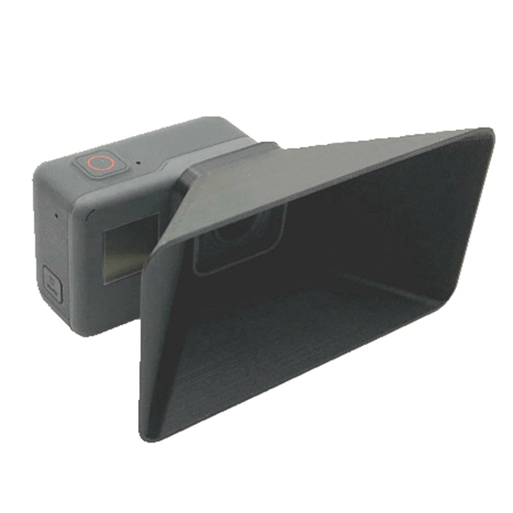 AT1169 Anti-glare Lens Hood Camera Bayonet Square Lens Hood (L Size) for GoPro Hero 5 6 7 Black Action Camera