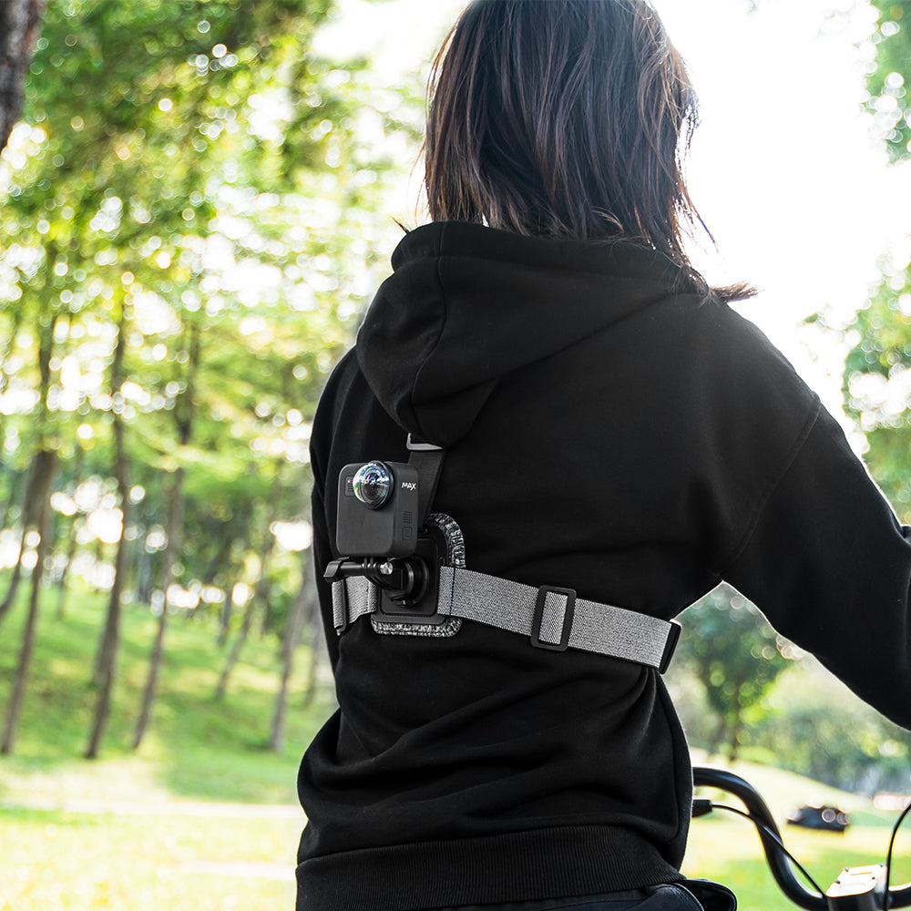 Uniqkart GP-CGP-T06 Adjustable Chest Belt Strap with 2 Mount Position for GoPro Hero Action Camera