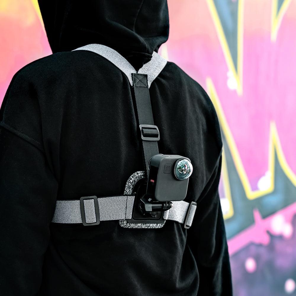 Uniqkart GP-CGP-T06 Adjustable Chest Belt Strap with 2 Mount Position for GoPro Hero Action Camera