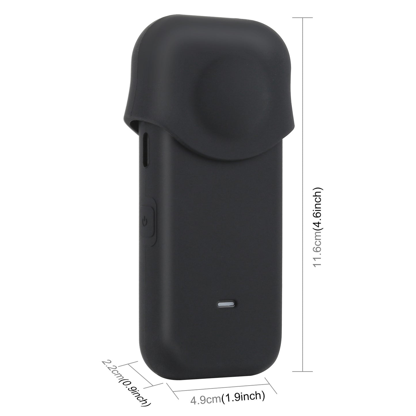 Puluz Full Body Dust-proof Camera Protective Cover Soft Silicone Case for Insta360 ONE X2 - Black